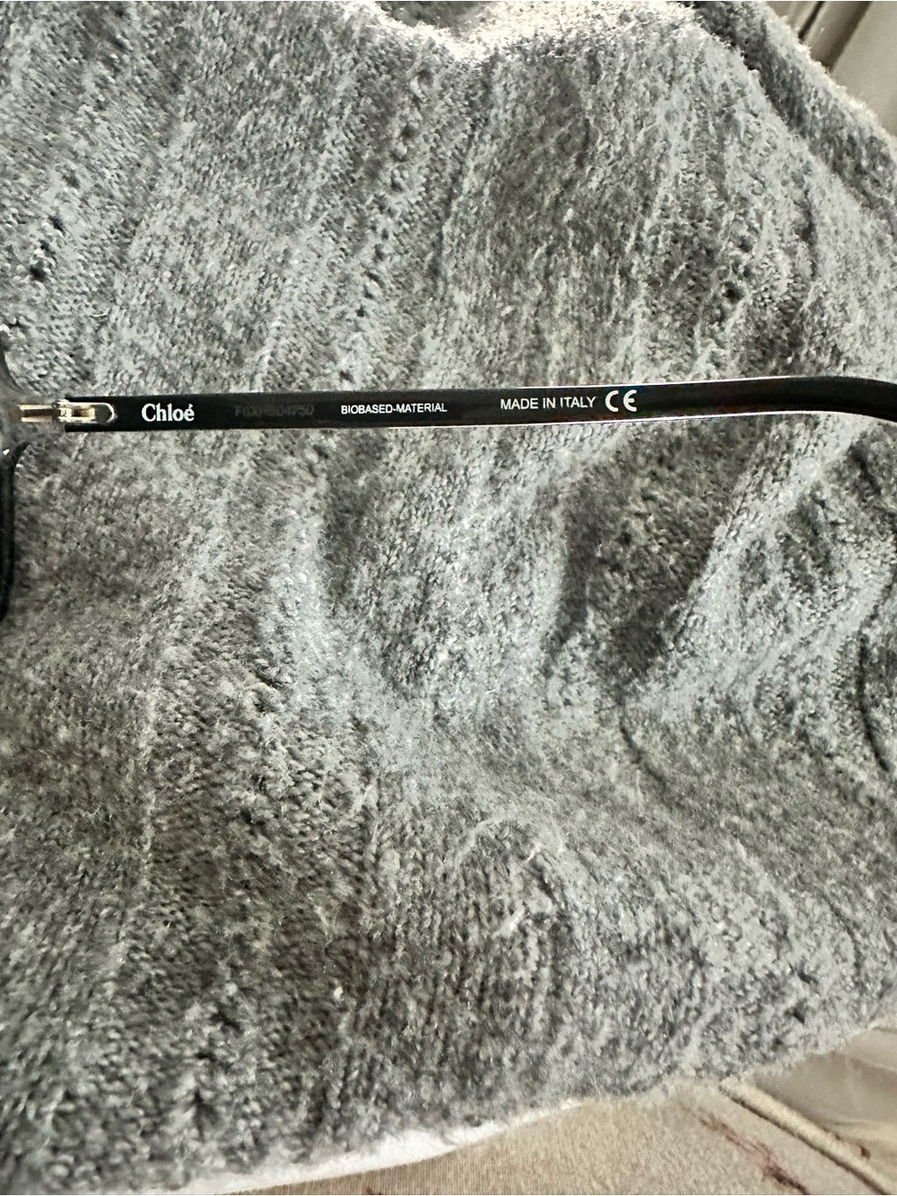 Chloe Black Oversized Square Sunglasses with Pale Pink Case - Picture 4 of 6